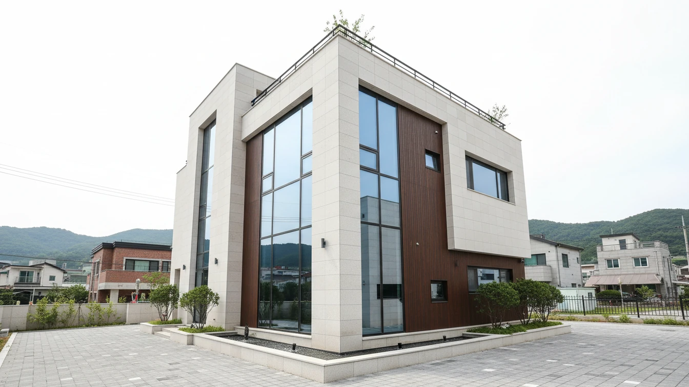 저층 주거 건물 외관